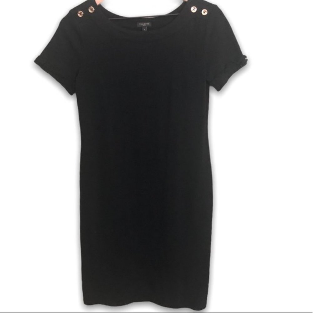 Talbots Little Black Cotton Dress